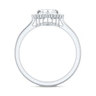 Certified 0.7 Carat Lab Grown Diamond Statement Engagement Ring Lab - ( EF-VS ) - Rosec Jewels