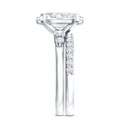 IGI Certified 3 Carat Oval Lab Grown Diamond Marriage Ring Set for Women Lab - ( EF-VS ) - Rosec Jewels