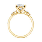 IGI Certified 3 Carat Oval Lab Grown Diamond Marriage Ring Set for Women Lab - ( EF-VS ) - Rosec Jewels