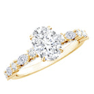1.2 Carat IGI Certified Oval Cut Lab Grown Diamond Solitaire Engagement Ring Lab - ( EF-VS ) - Rosec Jewels