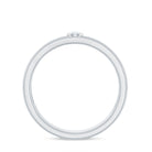 Rosec Jewels-Bezel Set Moissanite Unisex Wedding Band Ring