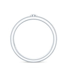 Rosec Jewels-Bezel Set Moissanite Unisex Wedding Band Ring