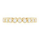 Real Diamond Eternity Ring in Bezel Setting Natural - ( HI-SI ) - Rosec Jewels