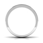 Certified Real Diamond Wedding Band with Black Enamel Natural - ( HI-SI ) - Rosec Jewels