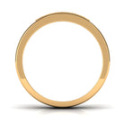 Certified Real Diamond Wedding Band with Black Enamel Natural - ( HI-SI ) - Rosec Jewels