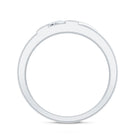 Rosec Jewels-Natural Mens Diamond Wedding Band with Black Enamel