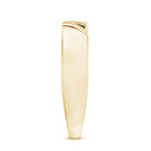 Rosec Jewels-Natural Mens Diamond Wedding Band with Black Enamel