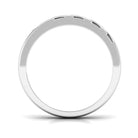 Rosec Jewels-Real Diamond Enamel Band Ring in Flush Setting