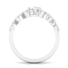 Certified Moissanite Designer Engagement Ring for Women D-VS1 - Rosec Jewels