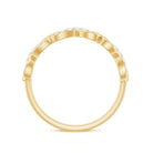 Certified Diamond Infinity Band Ring Natural - ( HI-SI ) - Rosec Jewels