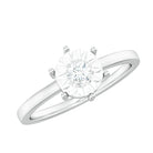 Natural Diamond Promise Ring in Illusion Setting Natural - ( HI-SI ) - Rosec Jewels