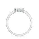 Natural Diamond Promise Ring in Illusion Setting Natural - ( HI-SI ) - Rosec Jewels