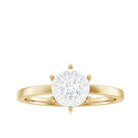 Natural Diamond Promise Ring in Illusion Setting Natural - ( HI-SI ) - Rosec Jewels