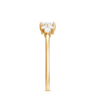 Nature Inspired Diamond Leaf Promise Ring for Women Natural - ( HI-SI ) - Rosec Jewels