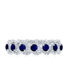 Rosec Jewels-Natural Blue Sapphire Infinity Band For Anniversary
