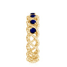 Rosec Jewels-Natural Blue Sapphire Infinity Band For Anniversary