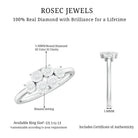 Natural Diamond Cluster Promise Ring for Women Natural - ( HI-SI ) - Rosec Jewels