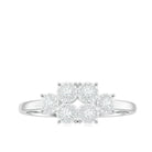Natural Diamond Cluster Promise Ring for Women Natural - ( HI-SI ) - Rosec Jewels