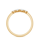 Natural Diamond Cluster Promise Ring for Women Natural - ( HI-SI ) - Rosec Jewels