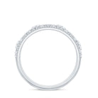 Vintage Looking Diamond Band Ring for Women Natural - ( HI-SI ) - Rosec Jewels