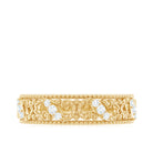 Vintage Looking Diamond Band Ring for Women Natural - ( HI-SI ) - Rosec Jewels