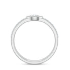 Certified Natural Diamond Engagement Ring for Women Natural - ( HI-SI ) - Rosec Jewels