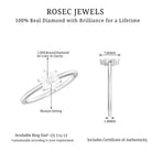 Rosec Jewels-Miracle Plate Diamond Flower Ring with Certificate