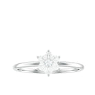 Rosec Jewels-Miracle Plate Diamond Flower Ring with Certificate