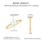 Rosec Jewels-Miracle Plate Diamond Flower Ring with Certificate