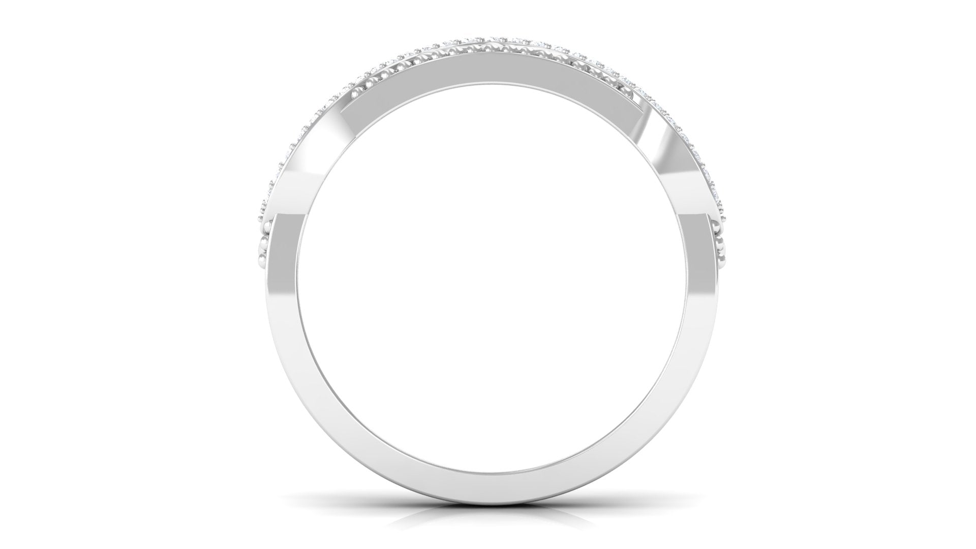 Rosec Jewels-Vintage Inspired Real Diamond Wedding Band