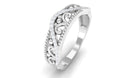 Rosec Jewels-Vintage Inspired Real Diamond Wedding Band