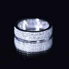 Certified Lab Grown Diamond Wedding Band For Women Lab - ( EF-VS ) - Rosec Jewels