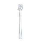 Lab Grown Diamond Solitaire Promise Ring For Women Lab - ( EF-VS ) - Rosec Jewels
