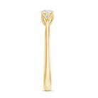 Lab Grown Diamond Solitaire Promise Ring For Women Lab - ( EF-VS ) - Rosec Jewels