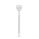 Rosec Jewels-Lab Grown Diamond 5 MM Solitaire Engagement Ring with Side Stones