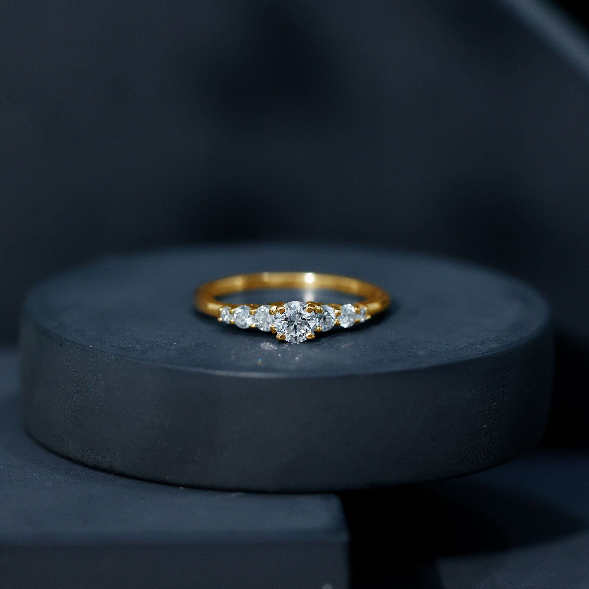 Certified Lab Grown Diamond Classic Solitaire Engagement Ring Lab - ( EF-VS ) - Rosec Jewels