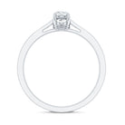 Certified Lab Grown Diamond Minimalistic Engagement Ring Lab - ( EF-VS ) - Rosec Jewels