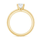 Rosec Jewels-Certified Lab Grown Diamond 5 MM Round Solitaire Promise Ring