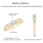 Certified Lab Grown Diamond Minimalist Engagement Ring Lab - ( EF-VS ) - Rosec Jewels