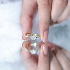 Certified 5 MM Lab Grown Diamond Solitaire Promise Ring Lab - ( EF-VS ) - Rosec Jewels
