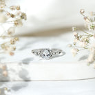 Lab Grown Diamond 5X7 MM Teardrop Solitaire Engagement Ring Lab - ( EF-VS ) - Rosec Jewels