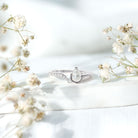 Certified Lab Grown Diamond Designer Promise Ring Lab - ( EF-VS ) - Rosec Jewels