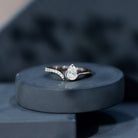 Certified Lab Grown Diamond Designer Promise Ring Lab - ( EF-VS ) - Rosec Jewels