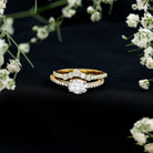 Certified 5X7 MM Lab Grown Diamond Engagement Ring Enhancer Lab - ( EF-VS ) - Rosec Jewels