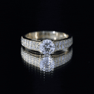 Rosec Jewels-Certified Lab Grown Diamond 1Ct Engagement Ring With Side Stones