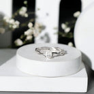 Lab Grown Diamond 5X7 MM Pear Shaped Engagement Ring Lab - ( EF-VS ) - Rosec Jewels