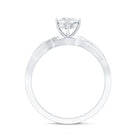 Certified Lab Grown Diamond 5 MM Infinity Engagement Ring Lab - ( EF-VS ) - Rosec Jewels