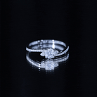 Lab Grown Diamond 6 MM Solitaire Engagement Ring With Side Stones Lab - ( EF-VS ) - Rosec Jewels