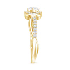 Rosec Jewels-Certified 6MM Lab Grown Diamond Love Knot Engagement Ring