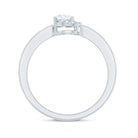 Rosec Jewels-5 MM Certified Lab Grown Diamond Solitaire Promise Ring